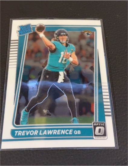 2021 Donruss Optic #201 Trevor Lawrence — front