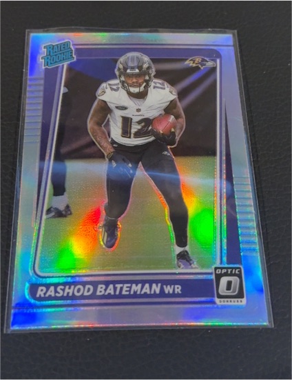 2021 Donruss Optic #210 Rashod Bateman — front