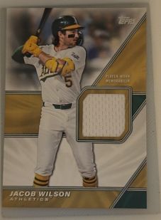 2026 Topps Major League Material #MLM-JWI Jacob Wilson — front