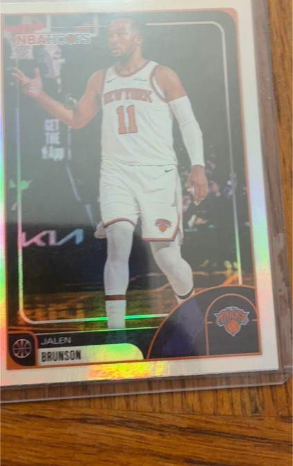 2025-26 Topps NBA Hoops #190 Jalen Brunson — front