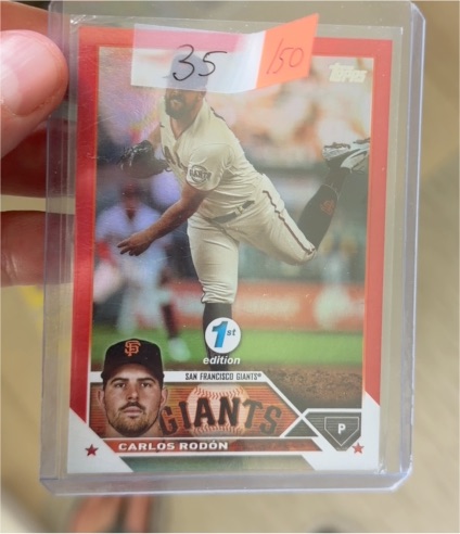 2023 Topps Series 1 1st Edition #179 Carlos Rodón — front