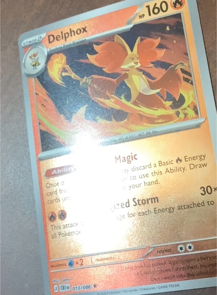 2026 Pokémon TCG #013 Delphox — front