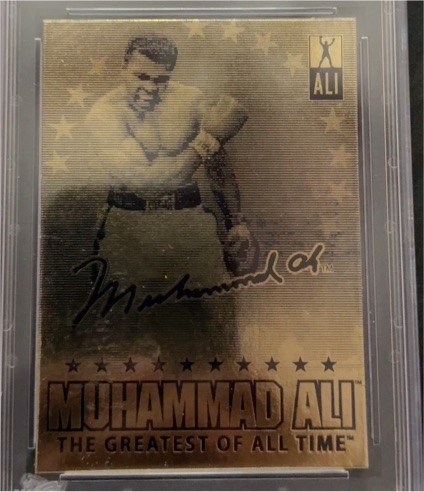 2009 Merrick Mint Laser Line #ALI Muhammad Ali The Greatest of All Time — front