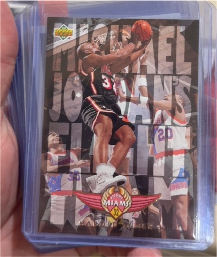 1993-94 Upper Deck #FT14 Harold Miner Michael Jordan's Flight Team — front