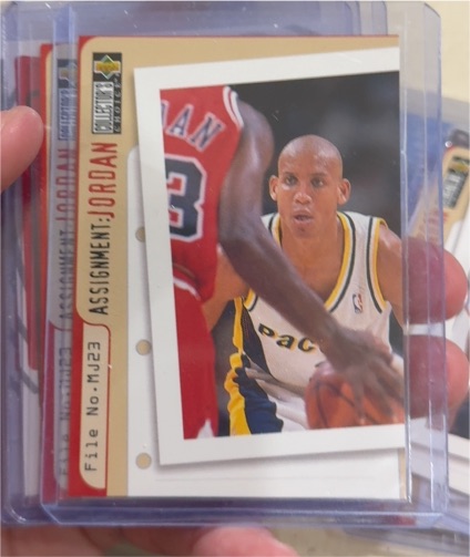 1996-97 Upper Deck Collector's Choice #365 Assignment: Jordan Michael Jordan — front