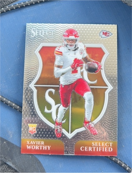 2024 Panini Select Certified #8 Xavier Worthy — front