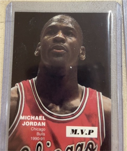1990-91 Michael Jordan Unlicensed #M.V.P. — front