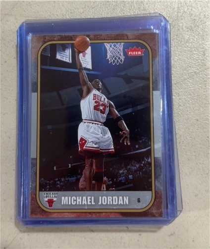 2007-08 Fleer #86 Michael Jordan — front