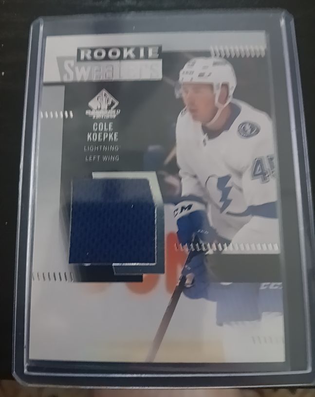 2022-23 Upper Deck SP Game Used Rookie Sweaters #RSCK Cole Koepke — front