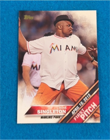 2016 Topps First Pitch #FP-20 IronE Singleton — front
