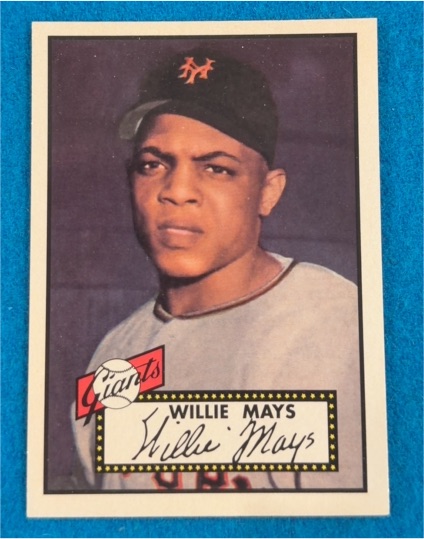 1952 Topps #261 Willie Mays — front