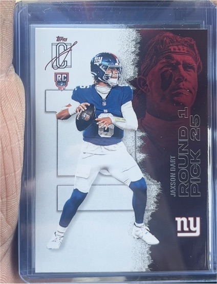 2025 Topps Signature Class #106 Jaxson Dart — front