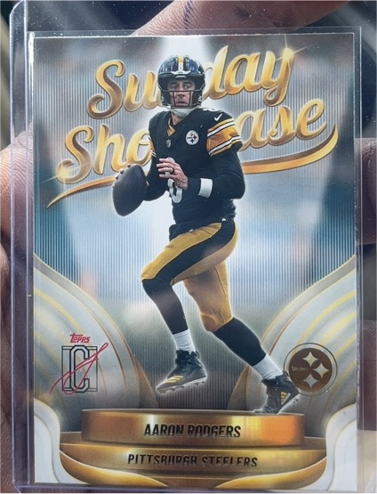 2025 Topps Signature Class Sunday Showcase #SS-25 Aaron Rodgers — front