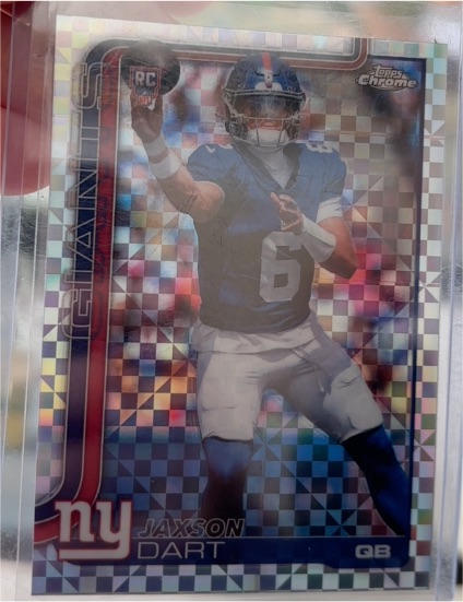 2025 Topps Chrome #306 Jaxson Dart — front
