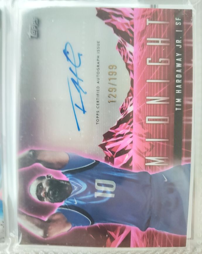 2024 Topps Midnight Horizon Signatures #HS-THJ Tim Hardaway Jr. — front