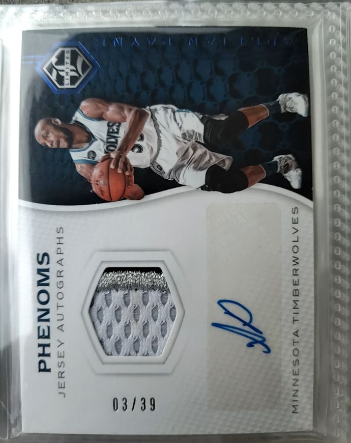 2016-17 Panini Limited #03 Adreian Payne Phenoms Jersey Autographs — front