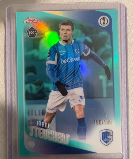 2025-26 Topps Chrome UEFA #126 Jarne Steuckers — front