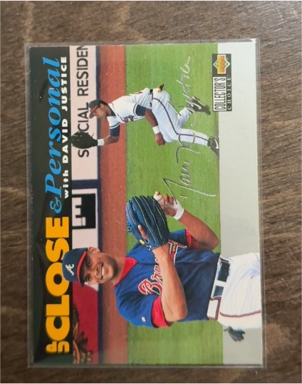 1994 Upper Deck Collector's Choice #636 David Justice — front