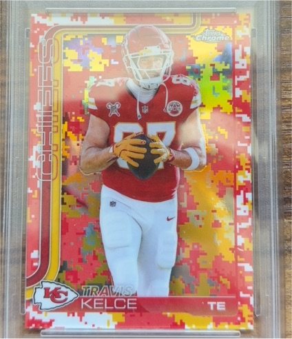 2025 Topps Chrome #150 Travis Kelce — front