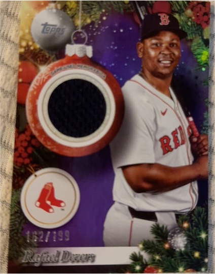2025 Topps Holiday #PR-RD Rafael Devers — front