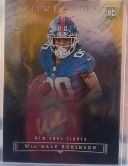 2022 Panini Origins #RAU-WDR Wan'Dale Robinson — front