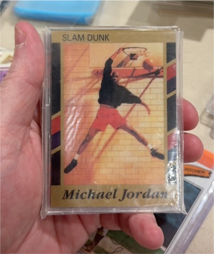 1990 Oddball Slam Dunk Cards #10 Michael Jordan — front