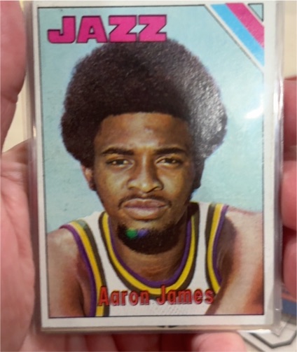 1975-76 Topps #91 Aaron James — front