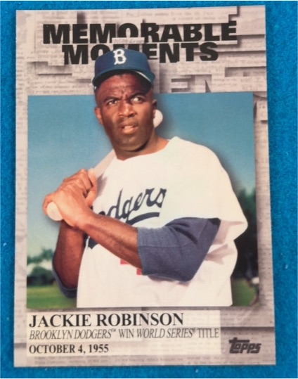 2017 Topps Memorable Moments #MM-17 Jackie Robinson — front
