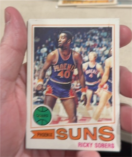 1977-78 Topps #42 Ricky Sobers — front