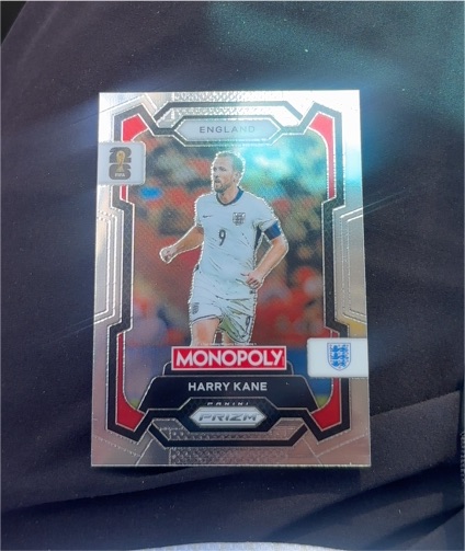 2026 Panini Prizm Monopoly FIFA World Cup #22 Harry Kane England — front