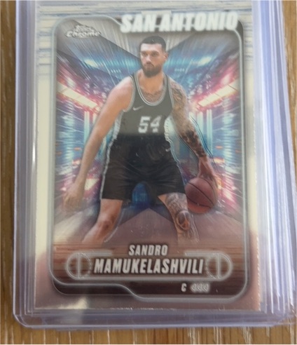 2024-25 Topps Chrome #186 Sandro Mamukelashvili — front