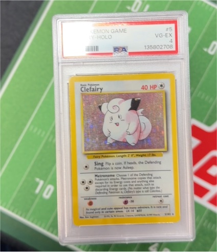 1999 Pokemon Game #5 Clefairy-Holo — front