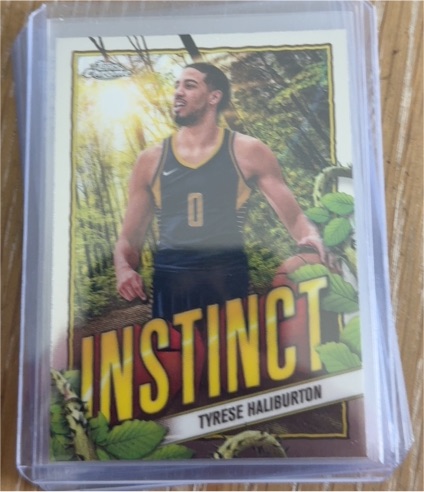 2024-25 Topps Chrome #INS-16 Tyrese Haliburton Instinct — front