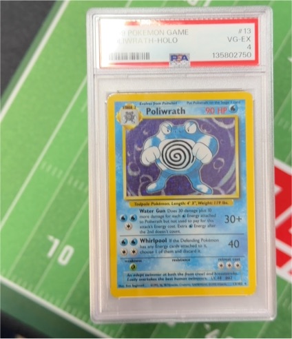1999 Pokemon Game #13 Poliwrath Holo — front