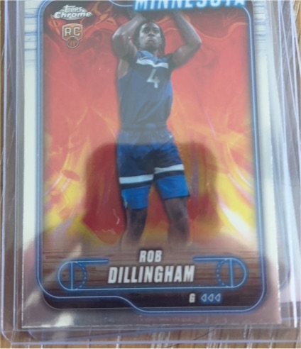 2024-25 Topps Chrome #165 Rob Dillingham — front