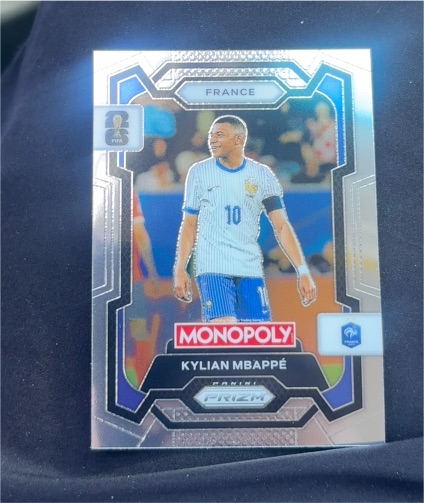 2026 Panini Prizm Monopoly FIFA World Cup #7 Kylian Mbappé — front