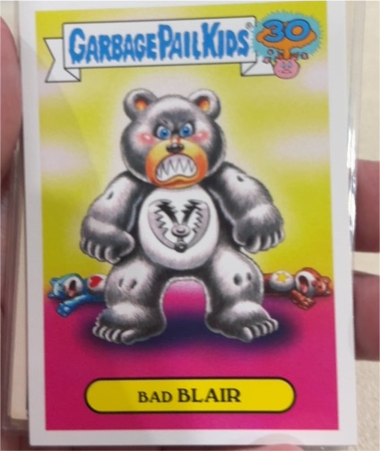 2015 Topps Garbage Pail Kids 30th Anniversary #10a Bad Blair — front