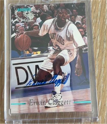 1995 Classic Rookies #50 Erwin Claggett Autograph Edition Rookie Billikens — front