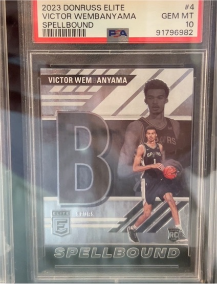 2023 Donruss Elite Spellbound #4 Victor Wembanyama — front