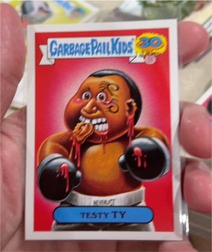 2015 Topps Garbage Pail Kids 30th Anniversary #24b Testy Ty — front