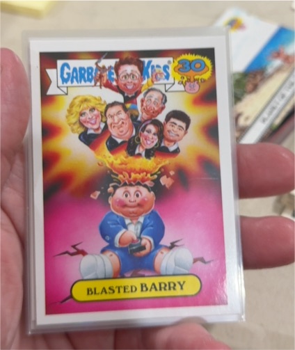 2015 Topps Garbage Pail Kids 30th Anniversary #2b Blasted Barry — front