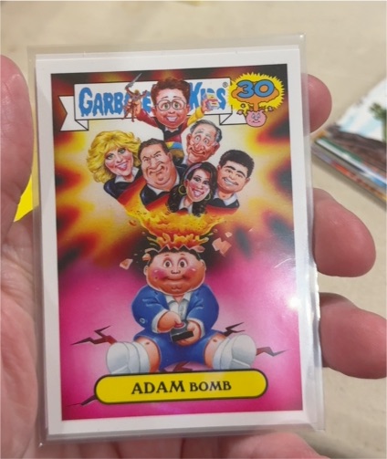 2015 Topps Garbage Pail Kids 30th Anniversary #2a Adam Bomb — front