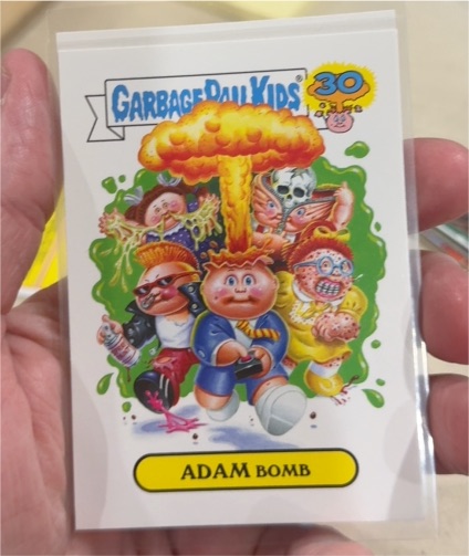 2015 Garbage Pail Kids 30th Anniversary #1a Adam Bomb — front