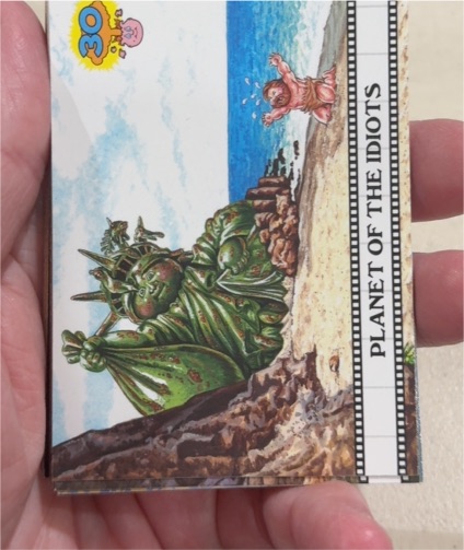 2015 Topps Garbage Pail Kids 30th Anniversary Planet of the Idiots #1 — front