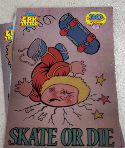 2015 Garbage Pail Kids 30th Anniversary #30 Skate or Die — front