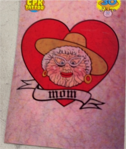2015 Garbage Pail Kids 30th Anniversary Super Fan Tattoo 1 of 5 — front