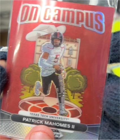 2025 Panini Prizm Draft Picks On Campus #OC-13 Patrick Mahomes II — front