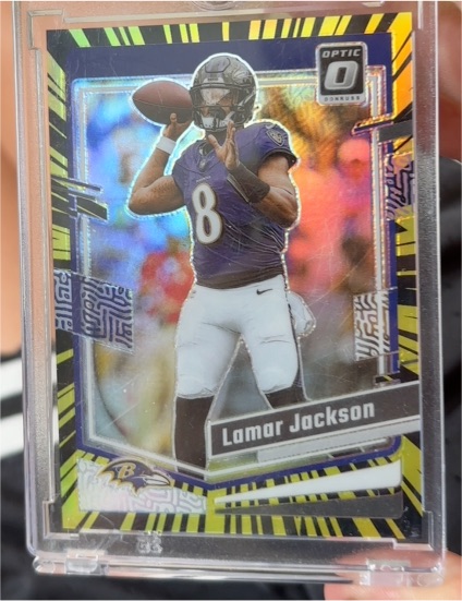 2023 Panini Donruss Optic #14 Lamar Jackson — front