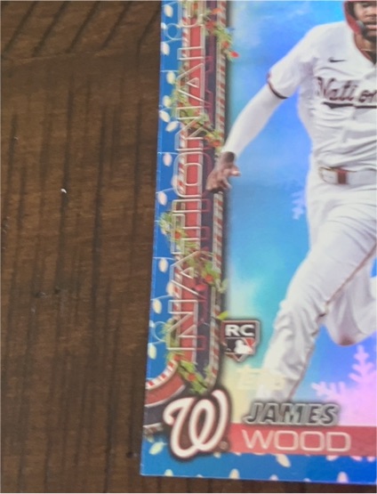 2025 Topps Holiday #H94 James Wood — front