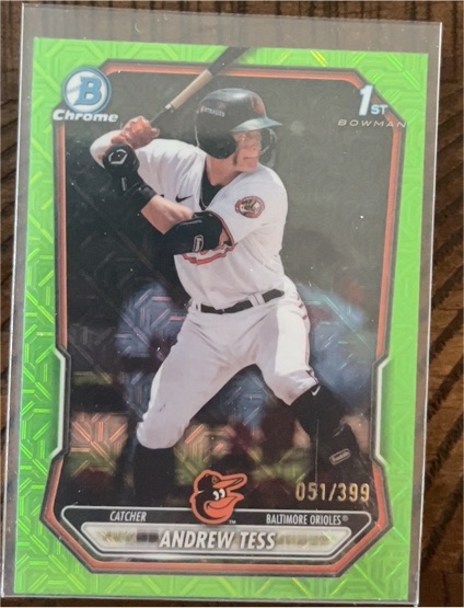 2026 Bowman Chrome #BCP-90 Andrew Tess — front